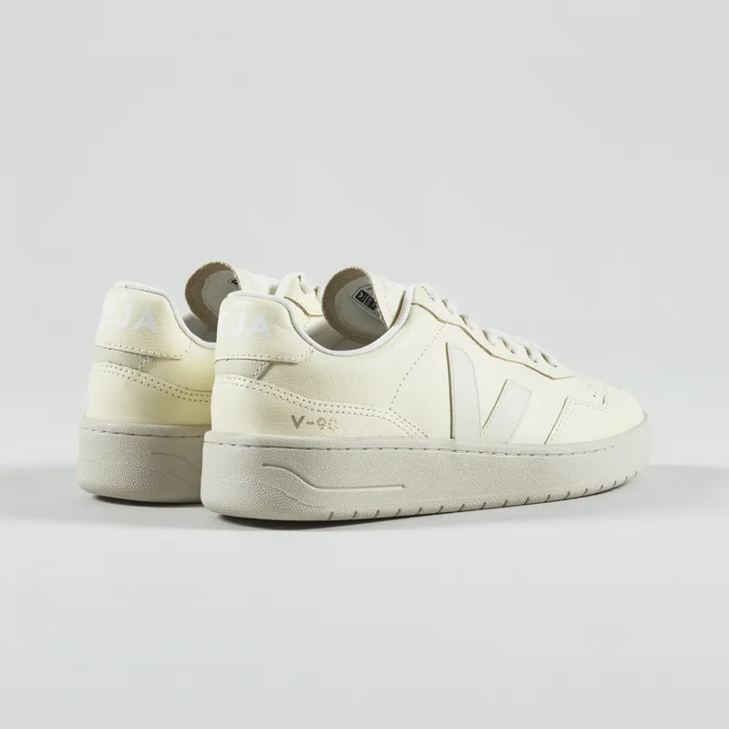 Veja Womens V-90 Leather Shoe Cashew Pierre-1
