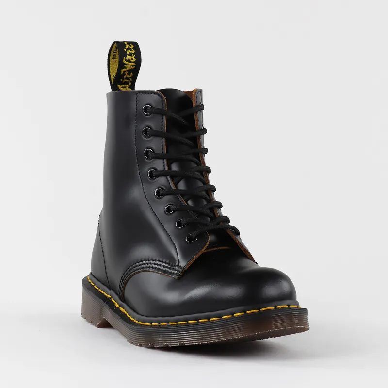 Dr Martens Mens Made In England Vintage 1460 Boots Black Quilon £149.99