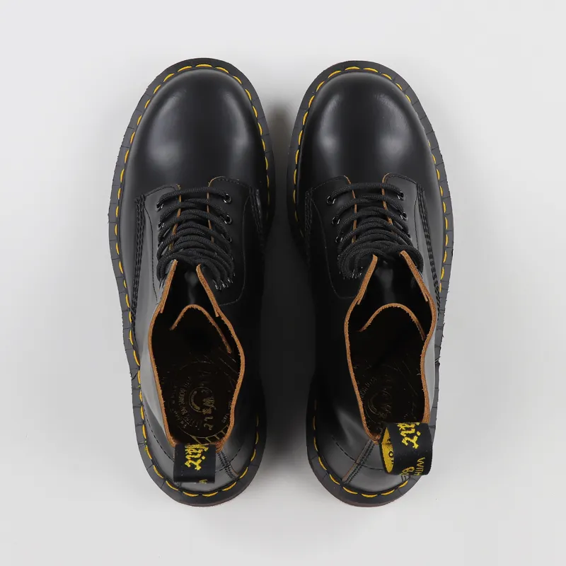 Dr Martens Mens Made In England Vintage 1460 Boots Black Quilon £149.99