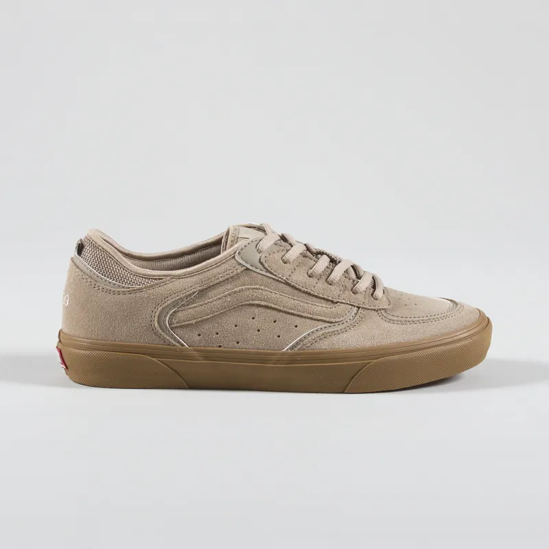 Vans Skate Rowley Shoe Suede Tan Gum-2