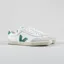 Veja Womens Volley Canvas Shoe White Emeraude