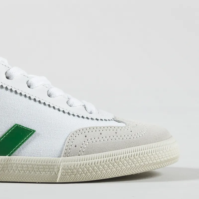 Veja Volley Canvas Shoe White Emeraude-5