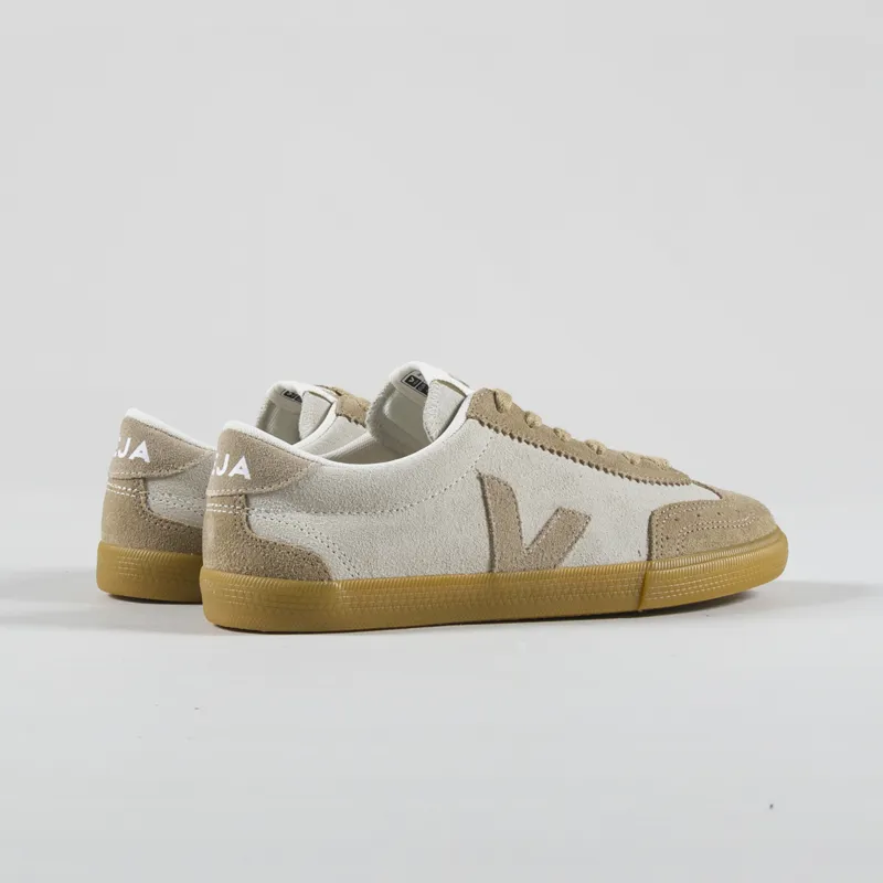Veja Womens Volley Suede Shoe Natural Sahara-1