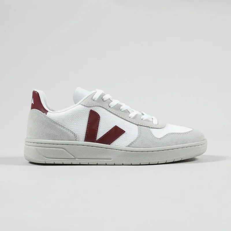 Veja V-10 B-Mesh Shoes White Natural Marsala-3