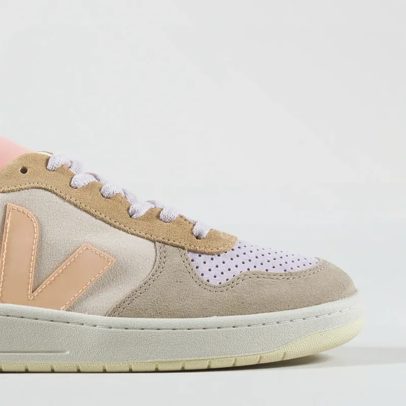 Veja V 10 Suede Shoes Multico Peach