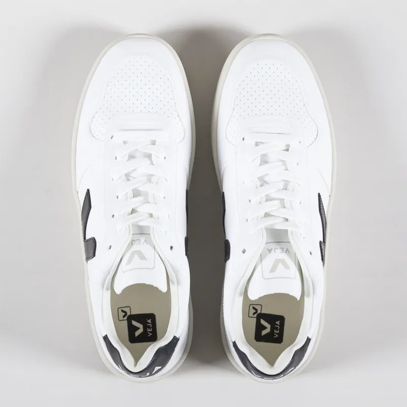 Veja V-10 CWL Shoes White Black-6