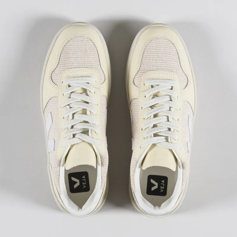 Veja Womens V-10 J-Mesh Shoes Jute White Multico-4