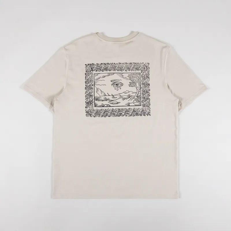 Working Class Heroes x England On Fire Minerva Britanna T Shirt Desert Dust