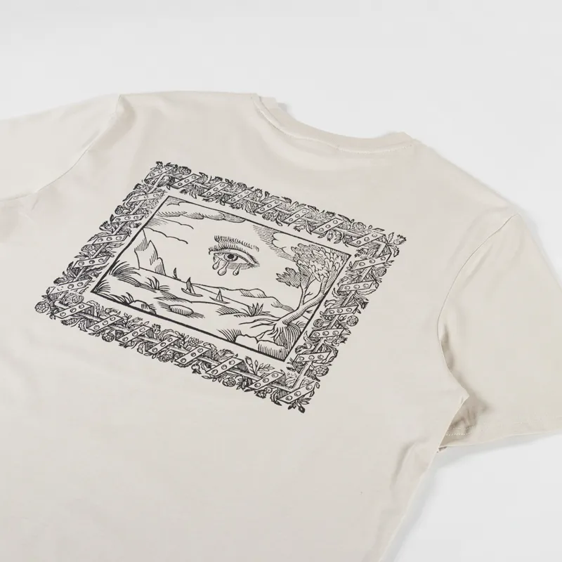 Working Class Heroes x England On Fire Minerva Britanna T Shirt Desert Dust-4