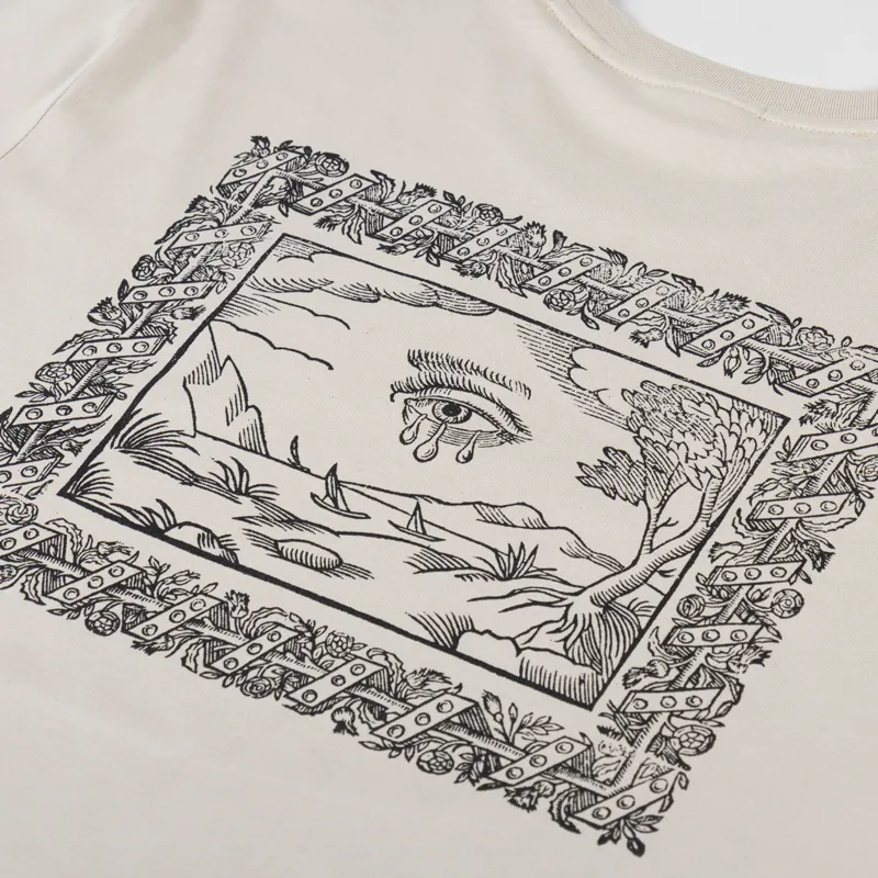 Working Class Heroes x England On Fire Minerva Britanna T Shirt Desert Dust-6