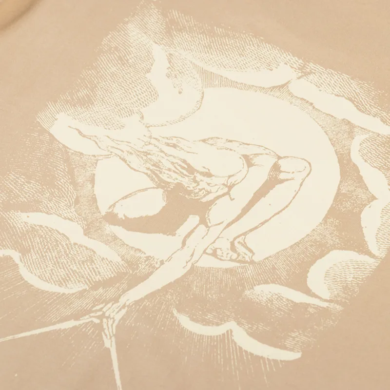 Working Class Heroes x England On Fire Europe A Prophecy Regular Fit T Shirt Latte-6