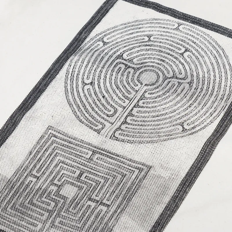 Working Class Heroes x England On Fire Trevelyan Maze T Shirt Natural-6