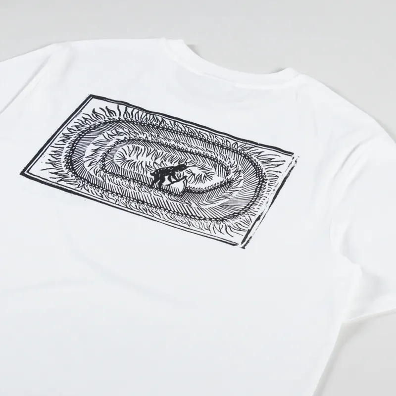 Working Class Heroes x England On Fire The Mowing Devil Regular Fit T Shirt Off White-4