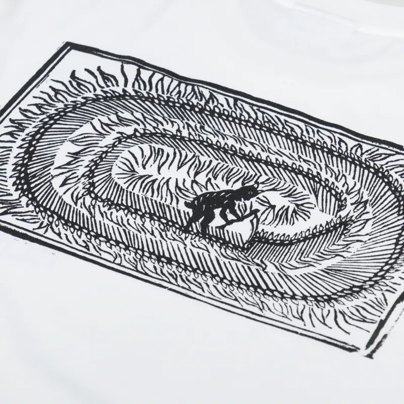 Working Class Heroes x England On Fire The Mowing Devil Regular Fit T Shirt Off White-6