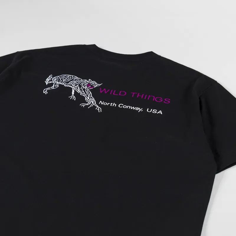 Wild Things Wild Cat T Shirt Black-2
