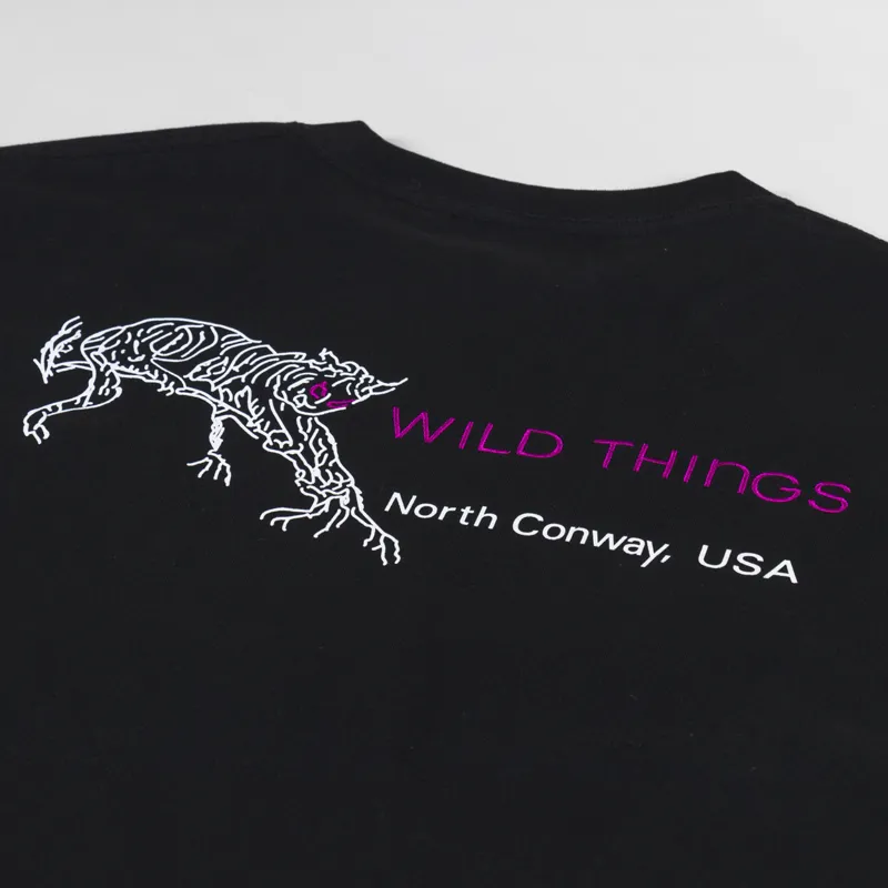 Wild Things Wild Cat T Shirt Black-4