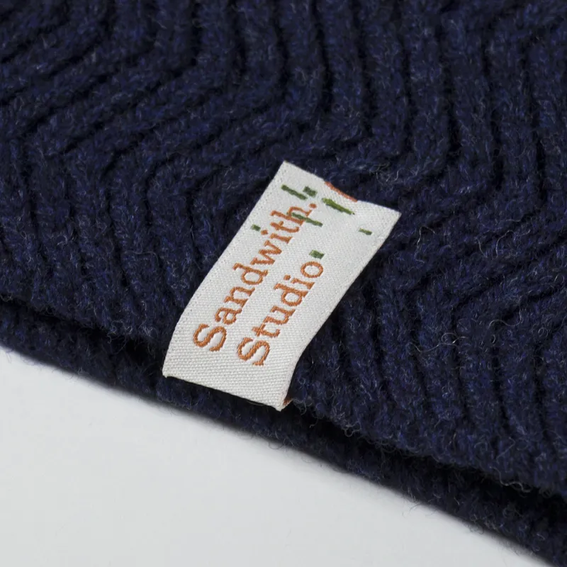 Sandwith. Studio Womens Waves Balaclava Navy -2