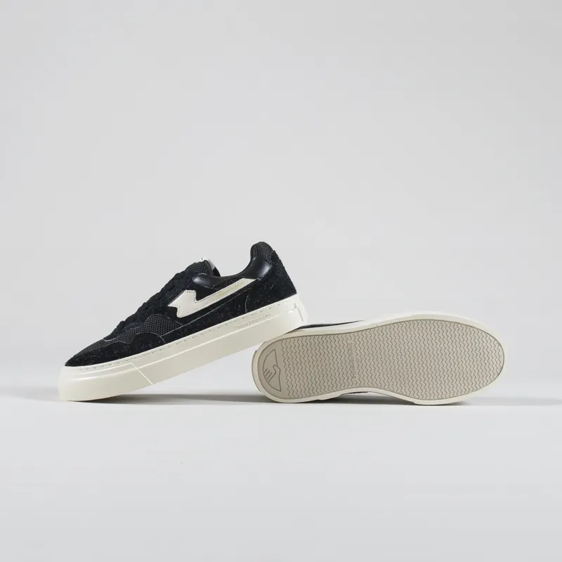 Stepney Workers Club Pearl S-Strike Raw Suede Shoes Mix Black-2