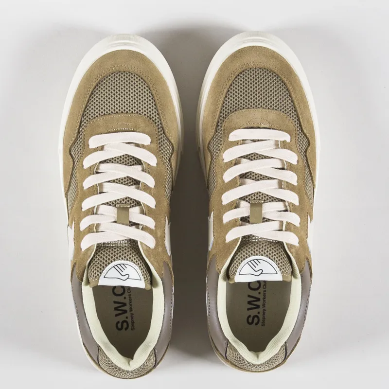 Stepney Workers Club Pearl S-Strike Shoes Suede Mix Desert-1