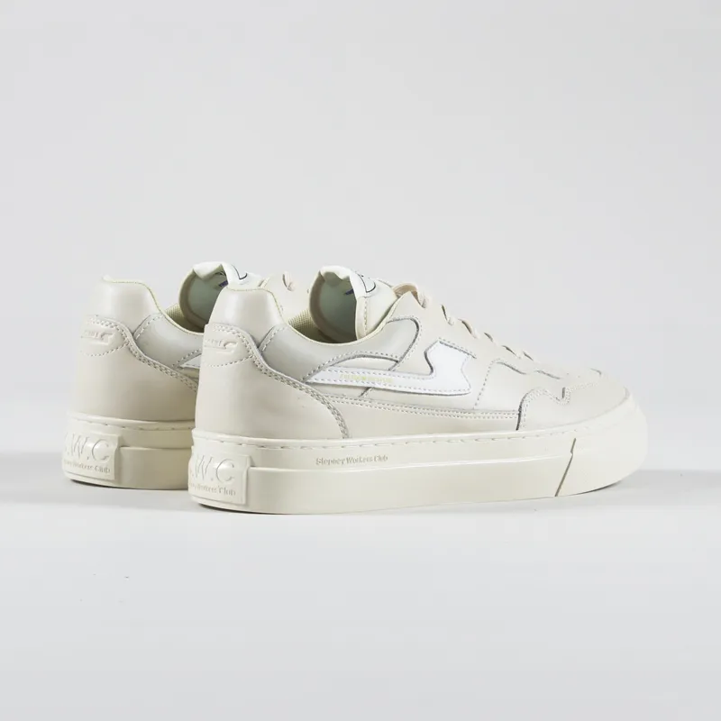 Stepney Workers Club Pearl S-Strike Shoes Leather Ecru White-3