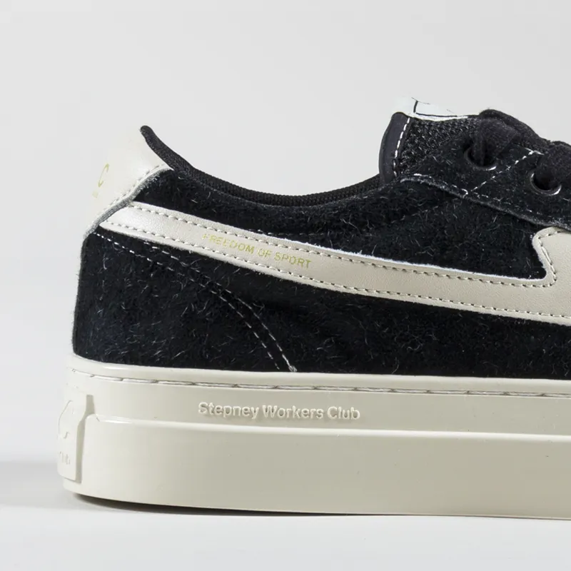 Stepney Workers Club Dellow S-Strike Cup Shoes Raw Suede Black-5