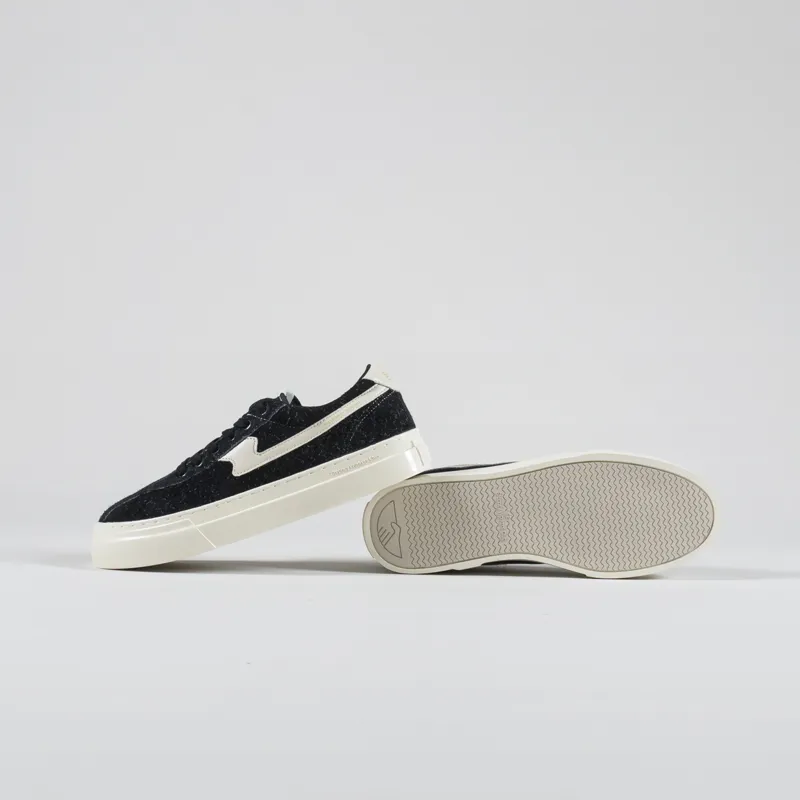 Stepney Workers Club Dellow S-Strike Cup Shoes Raw Suede Black-2