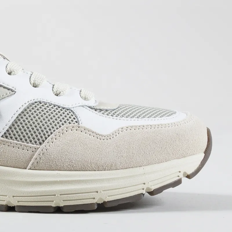 Stepney Workers Club Amiel S-Strike Shoes Suede Mix White Ecru-6