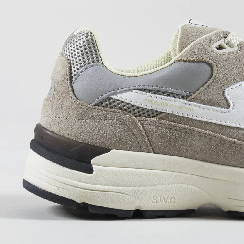 Stepney Workers Club Amiel S-Strike Shoes Suede Mix Light Grey-5