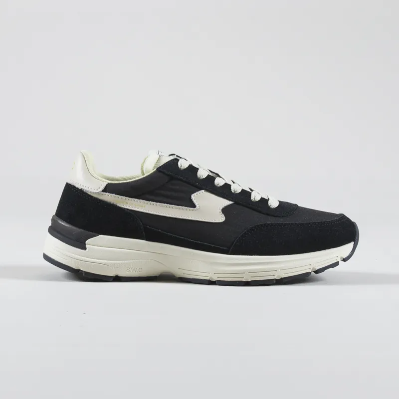 Stepney Workers Club Osier S-Strike Shoes Suede Mix Black-4