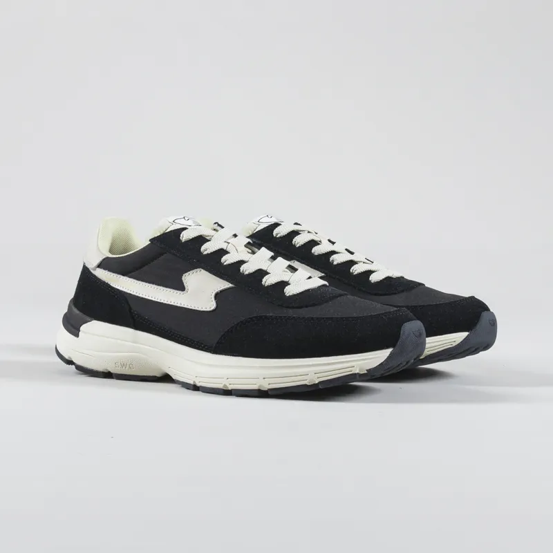 Stepney Workers Club Osier S-Strike Shoes Suede Mix Black