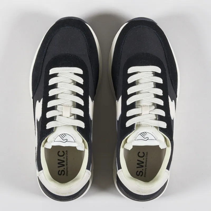 Stepney Workers Club Osier S-Strike Shoes Suede Mix Black-1